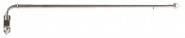 Schwenkstange 60-110 cm ausziehbar, Edelstahlfarbig 