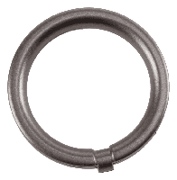 Ring flach für Magnetgarnitur 20 mm Bronziert, m. Haken 